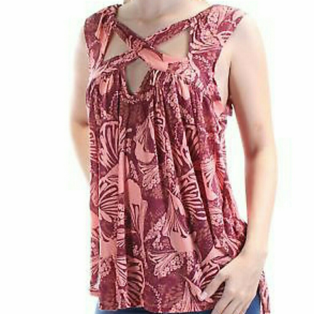 Nwt FREE PEOPLE Sleeveless Hi-Lo Top Size S